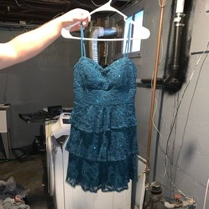 Dark blue sparkle dress
